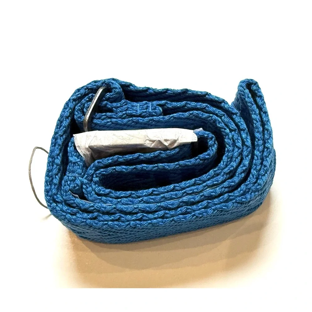 Bench Woven‎ Logo Belt Casual Adjustable Blue Mens Womens Unisex NWT
